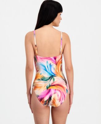 Women's Scoop Neck One-Piece Swimsuit