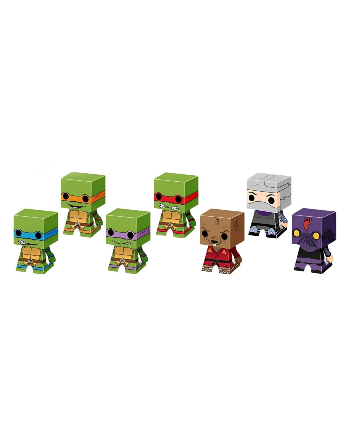 Детский игровой набор Funko Teenage Mutant Ninja Turtles Papercraft Activity Playset, Ages 3+ — фото 2