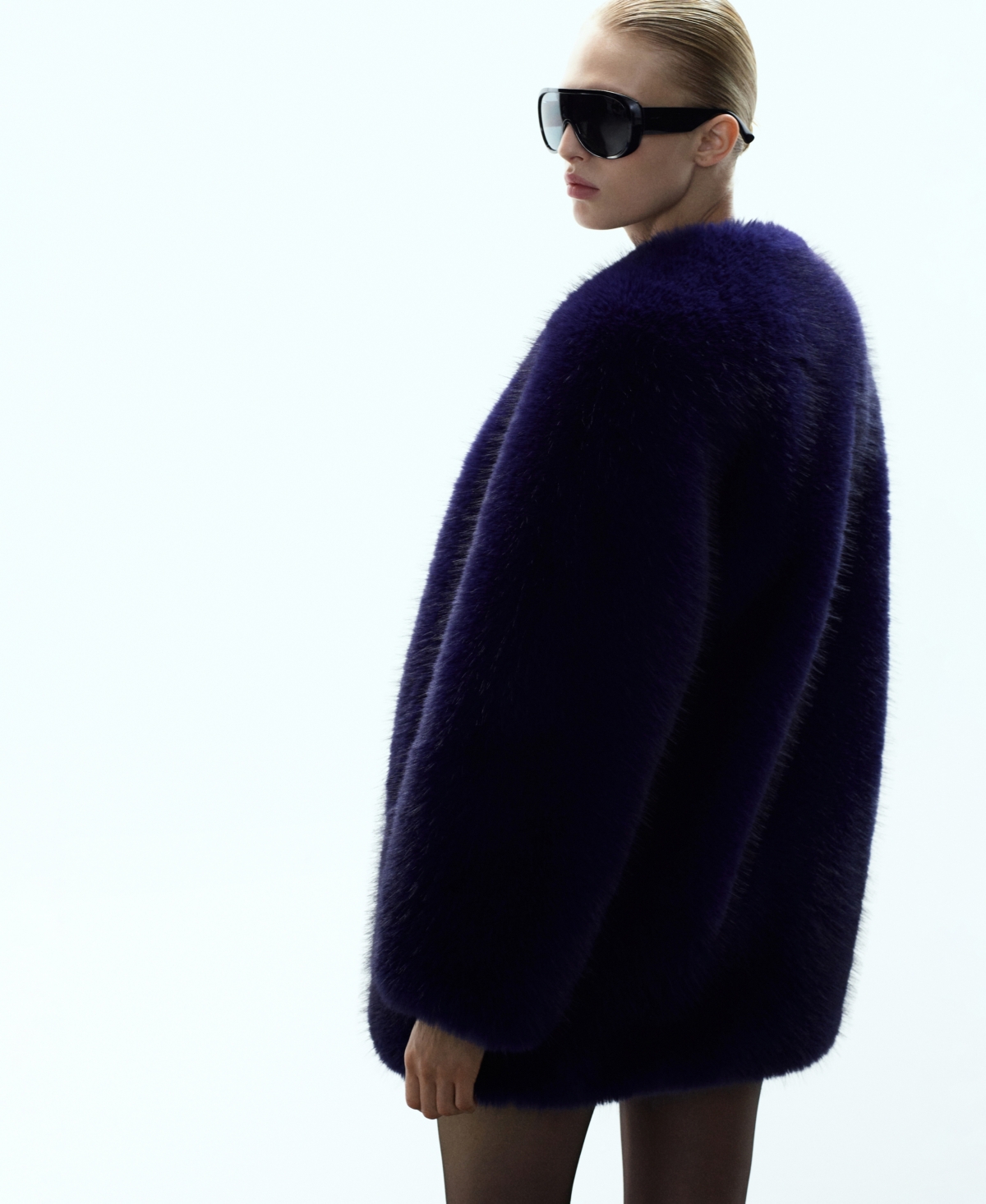 Mango Women's Fur-Effect Coat