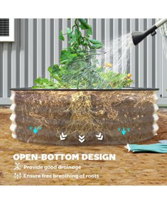 2PCS Raised Garden Bed, Raised Beds for Gardening,