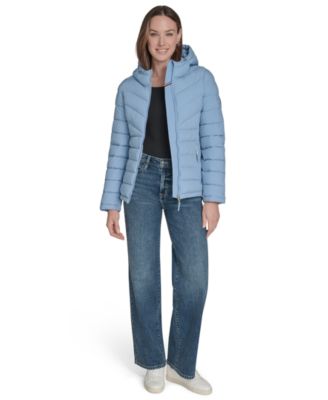 Women's Long-Sleeve Hooded Puffer Jacket