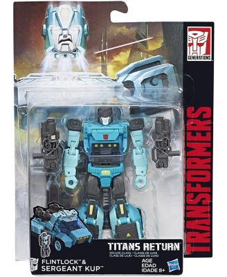 Autobot Sergeant Kup and Flintlock Deluxe Class | Transformers Generations Titans Return
