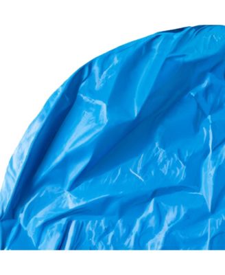 LI244820 24' Solid Blue Round Above Ground Swimming Pool Overlap Liner