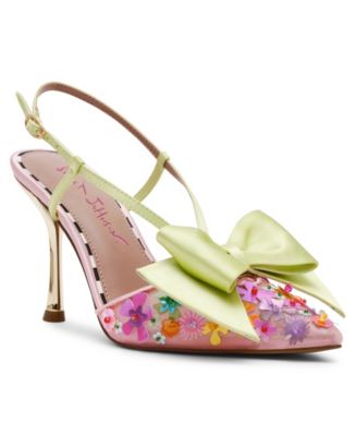 Betsey Johnson Women's Melisa Ditsy Floral Bow Pumps - Macy's