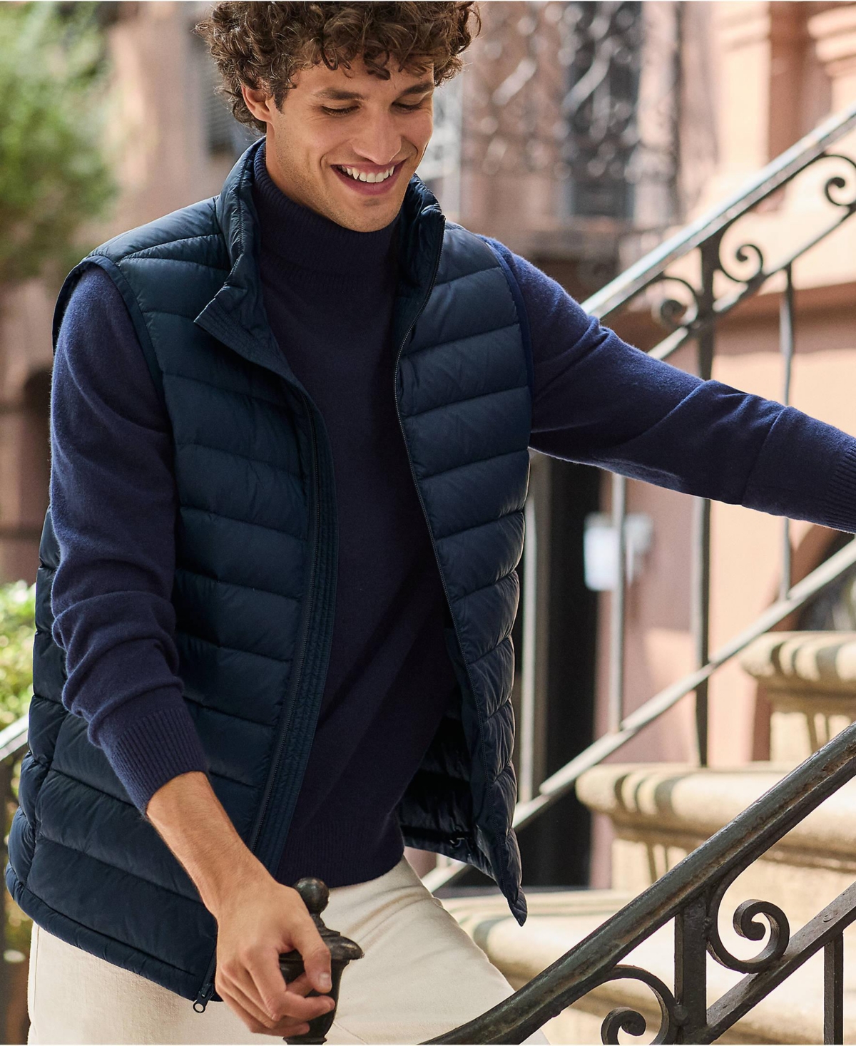 Lands' End Big & Tall Wanderweight Packable Down Vest