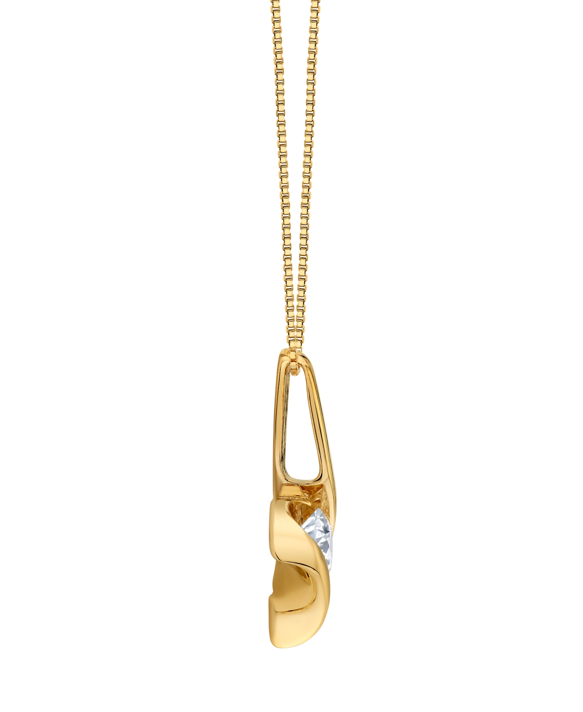 Sirena Lab Grown Diamond Signature Pendant Necklace (1 Ct. T.w.) In 14k White Gold (also In 14k Yellow Gold In Gold