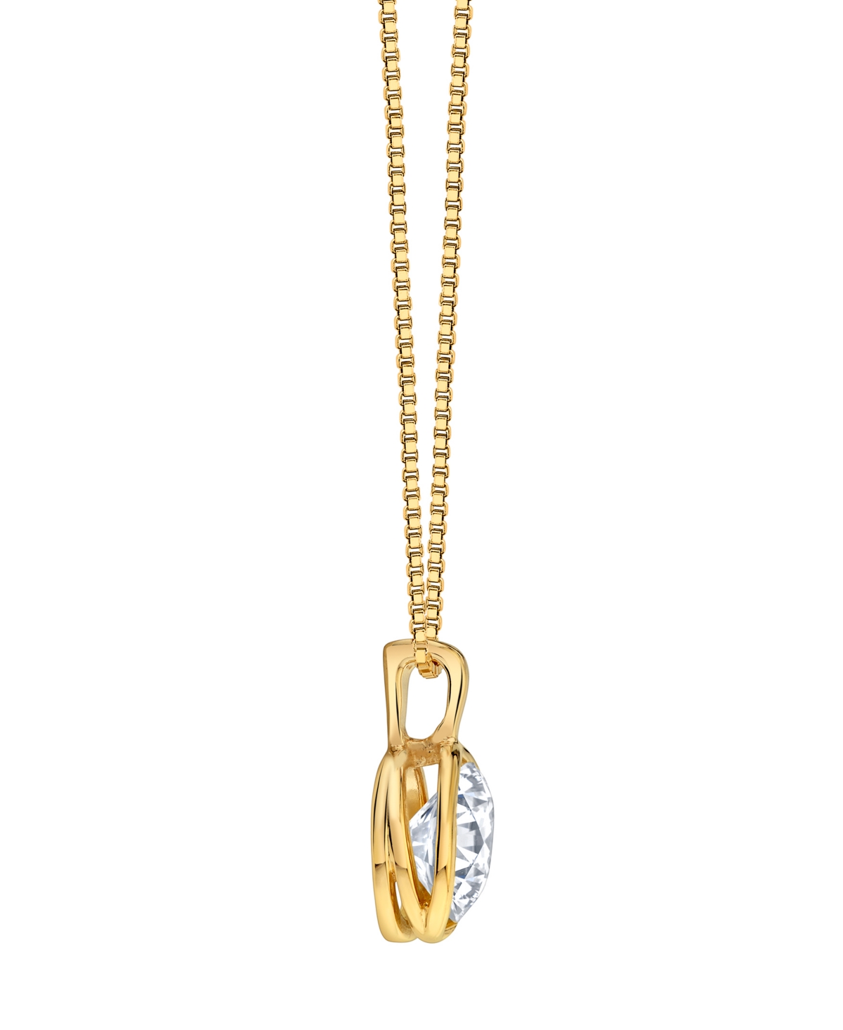 Sirena Lab Grown Diamond Energy Pendant Necklace (1-1/2 Ct. T.w.) In 14k Yellow Gold (also In 14k White Gol In Gold