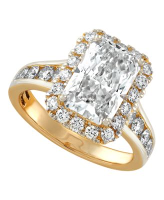IGI Certified Lab-Grown Diamond Ring (4 ct. t.w.) in 14k White or Yellow Gold