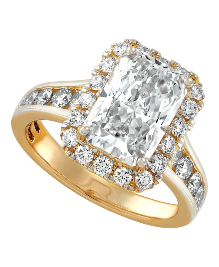 IGI Certified Lab-Grown Diamond Ring (4 ct. t.w.) in 14k White or Yellow