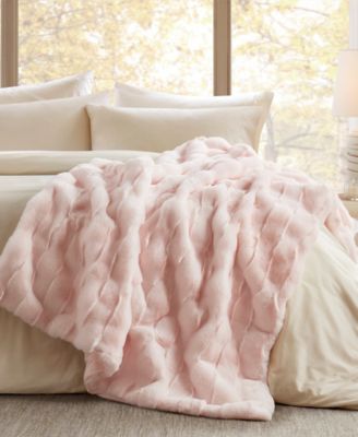 Vivienne Faux Fur Throw, 50" x 60"