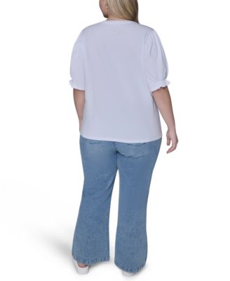 Women's Plus Size Crew Neck Top