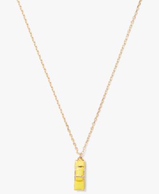 Cubic Zirconia Taxi Pendant Chain