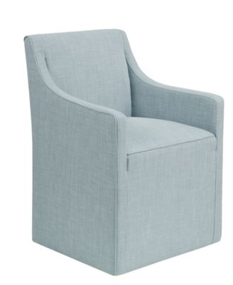24.5" Charlotte Wide Dining Chair with Casters