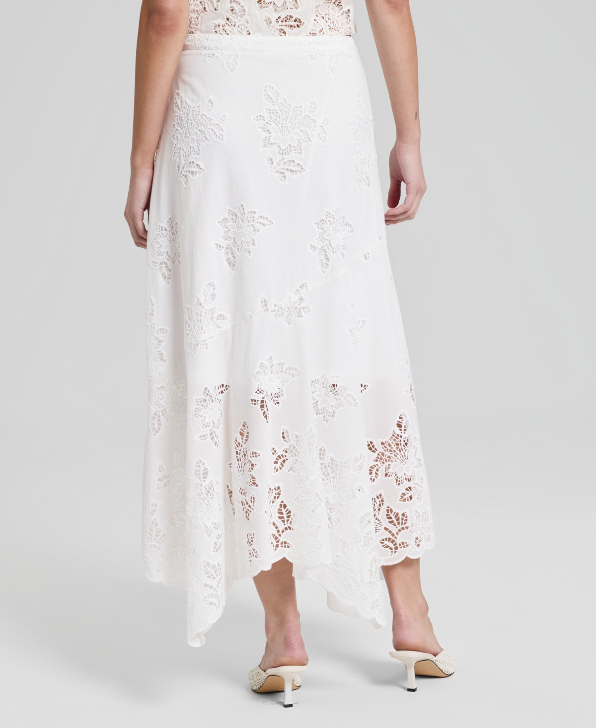 And Now This Women's Embroidered Handkerchief-Hem Maxi Skirt, Macy's Exclusive