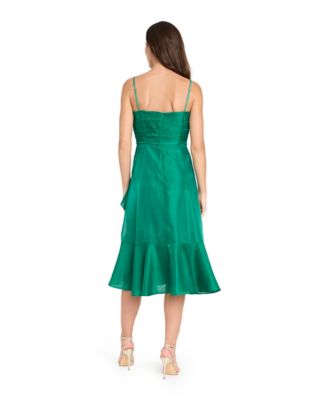 Women&#39;s Ruffle Detail Midi Dress