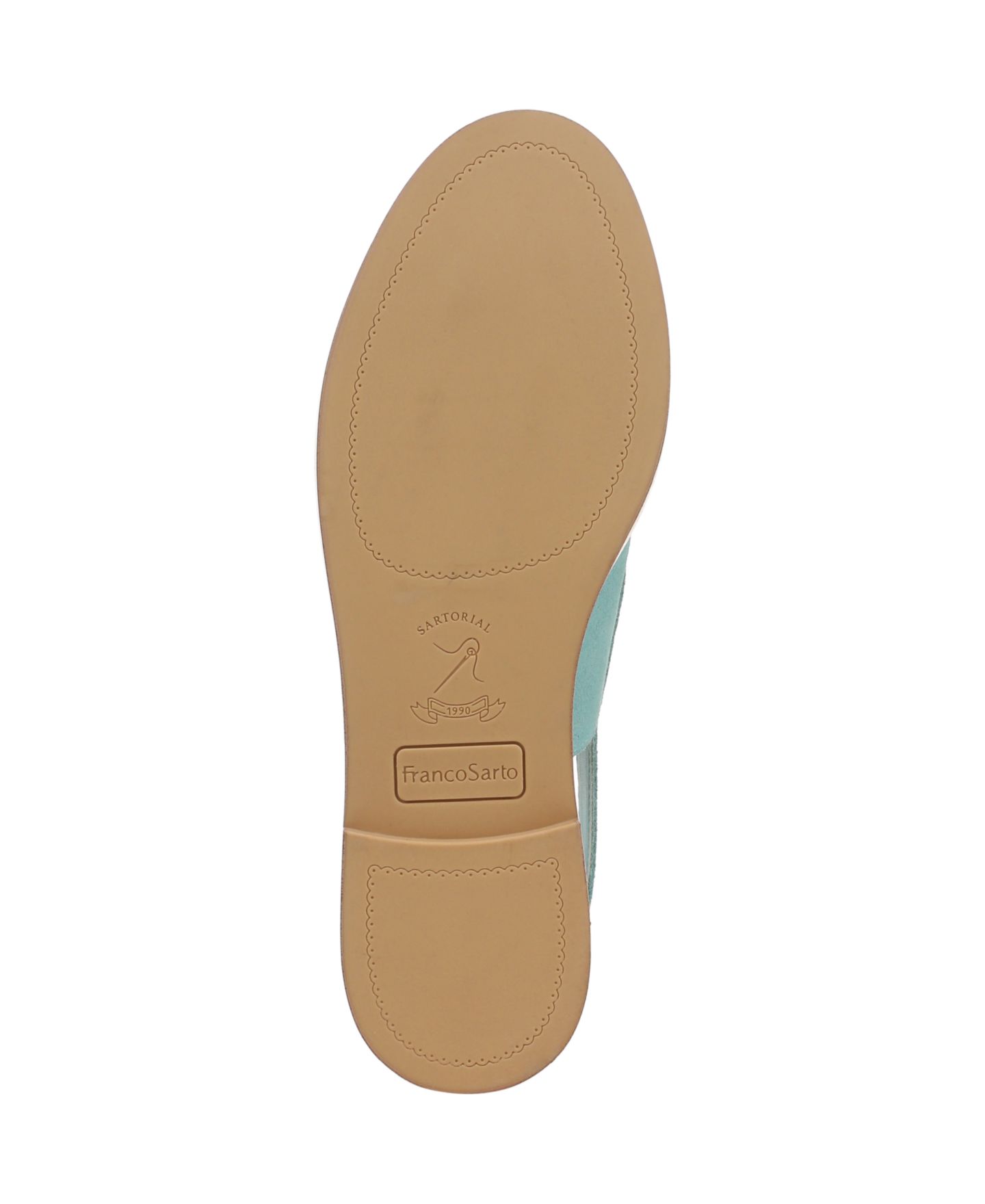 Женские туфли Franco Sarto Sully Round Toe Slingback, цвет: Аквамариновый кожаный — фото 5