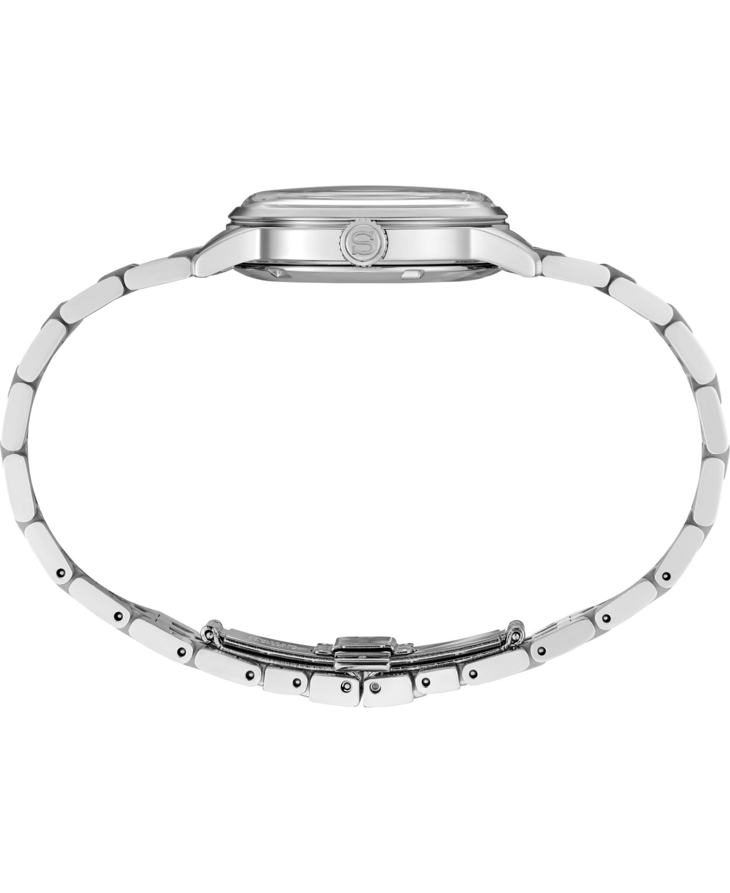 Женские часы Seiko Presage Cocktail Time Mid-Size Silver Stainless Steel Bracelet Watch, 34mm — фото 2