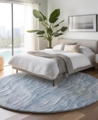 Pacifica PA1 8'x8' Round Area Rug