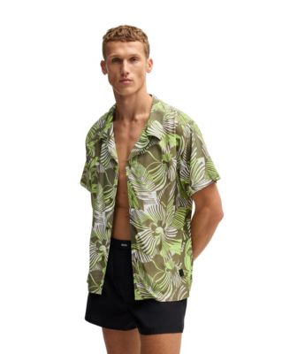 Hugo Boss - Men's Modern Print Regular-Fit Dress Shirt