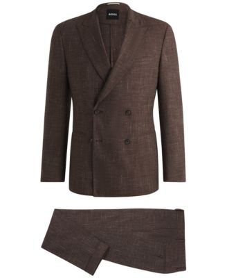 Men's Patterned Tweed Two-Piece Suit
