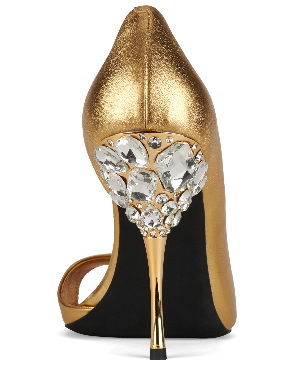 Jeffrey Campbell Women's Alluria Slingback Peep-toe Dorsay Pumps In Gold