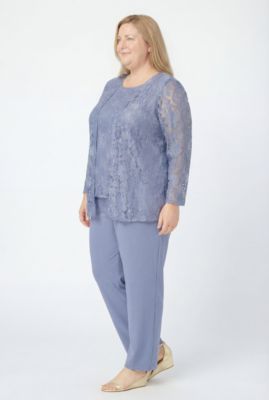 Women's Within 3-Piece Lace Jacket/Tank/Pant Set