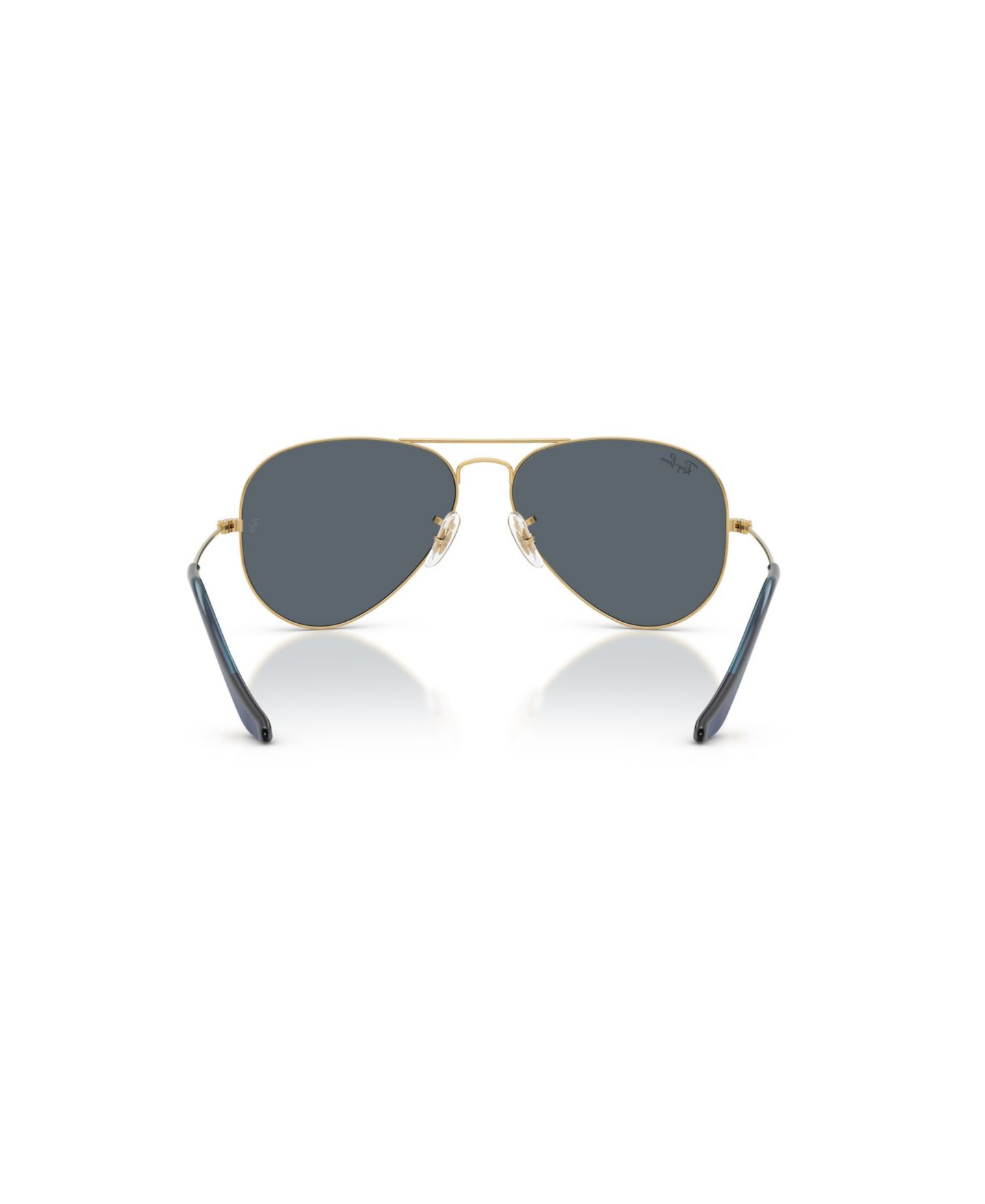 Солнцезащитные очки Ray-Ban Unisex Pilot, Aviator Large Metal RB3025, цвет: Золотой / Синий — фото 4