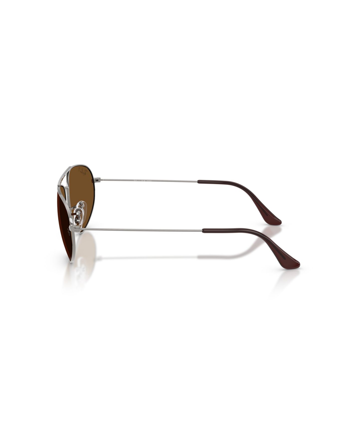 Солнцезащитные очки Ray-Ban Unisex Polarized, RB3945, цвет: Графитовый / Коричневый — фото 4