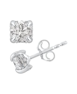 Macy's - Diamond Stud Earrings (1 ct. t.w.) in 14K White Gold