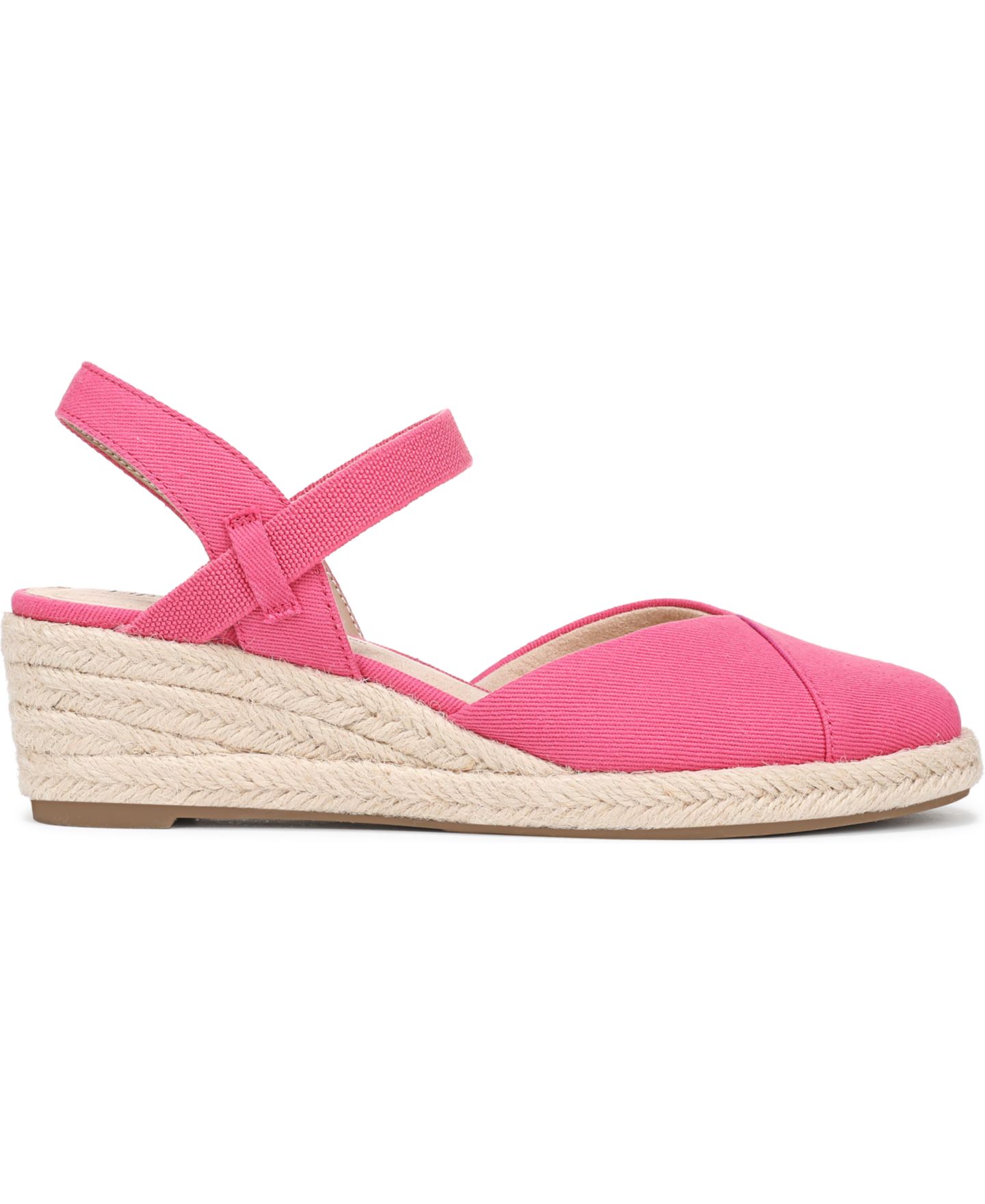 Женские сандалии LifeStride Pilar Espadrille Wedge, цвет: Розовый — фото 2