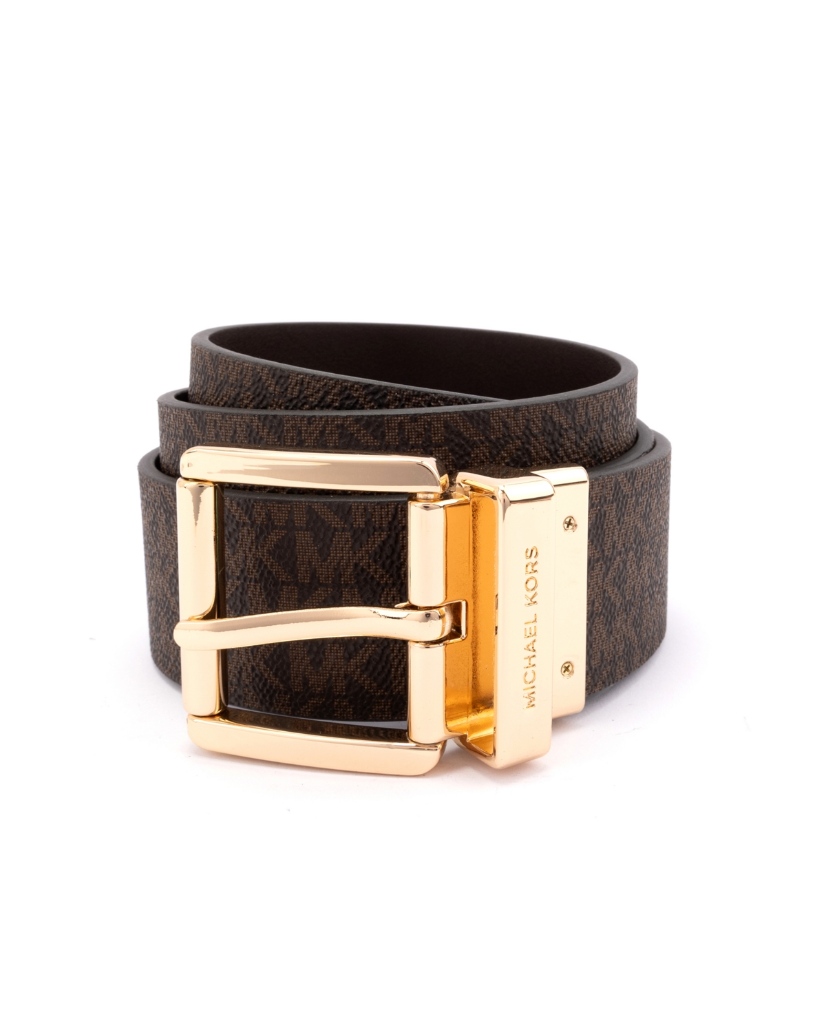Michael Kors Leather Reversible Belt, 38mm In Brown