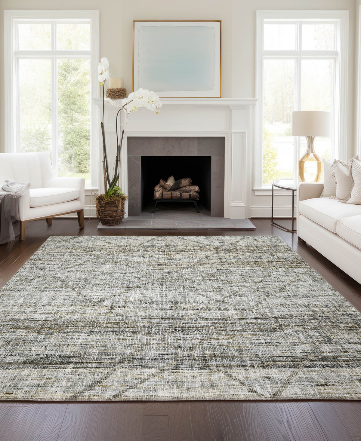 Dalyn Portico Po1 10'x14' Area Rug In Multi