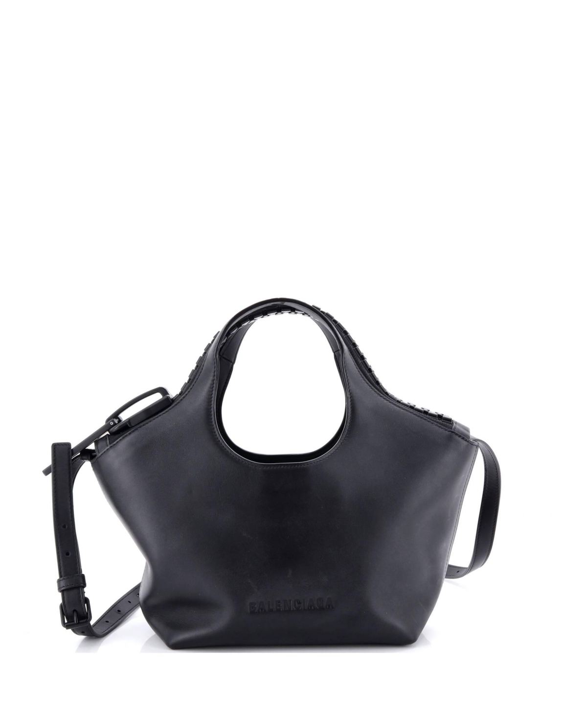 Pre-Owned Balenciaga Small Megazip Tote Leather