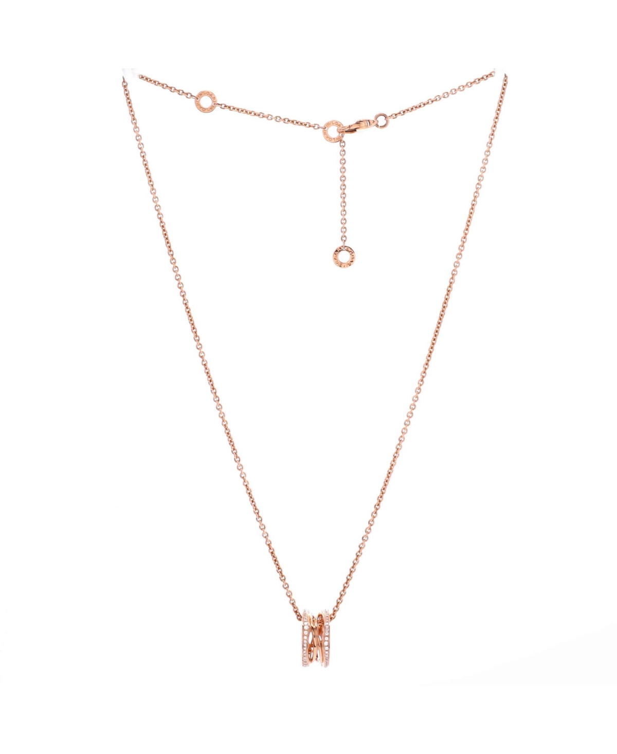 Pre-Owned Bvlgari B.Zero1 Open Design Legend Zaha Hadid Pendant Necklace