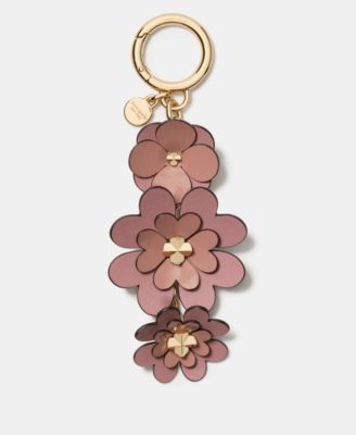 Mixed Material Spade Flower Bag Charms