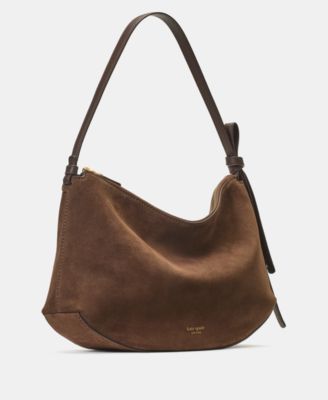 Loop Large Suede Shoulder Bag