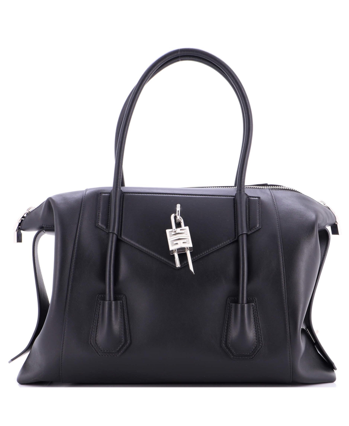 Pre-Owned Givenchy Medium Antigona Soft Lock Bag Leather