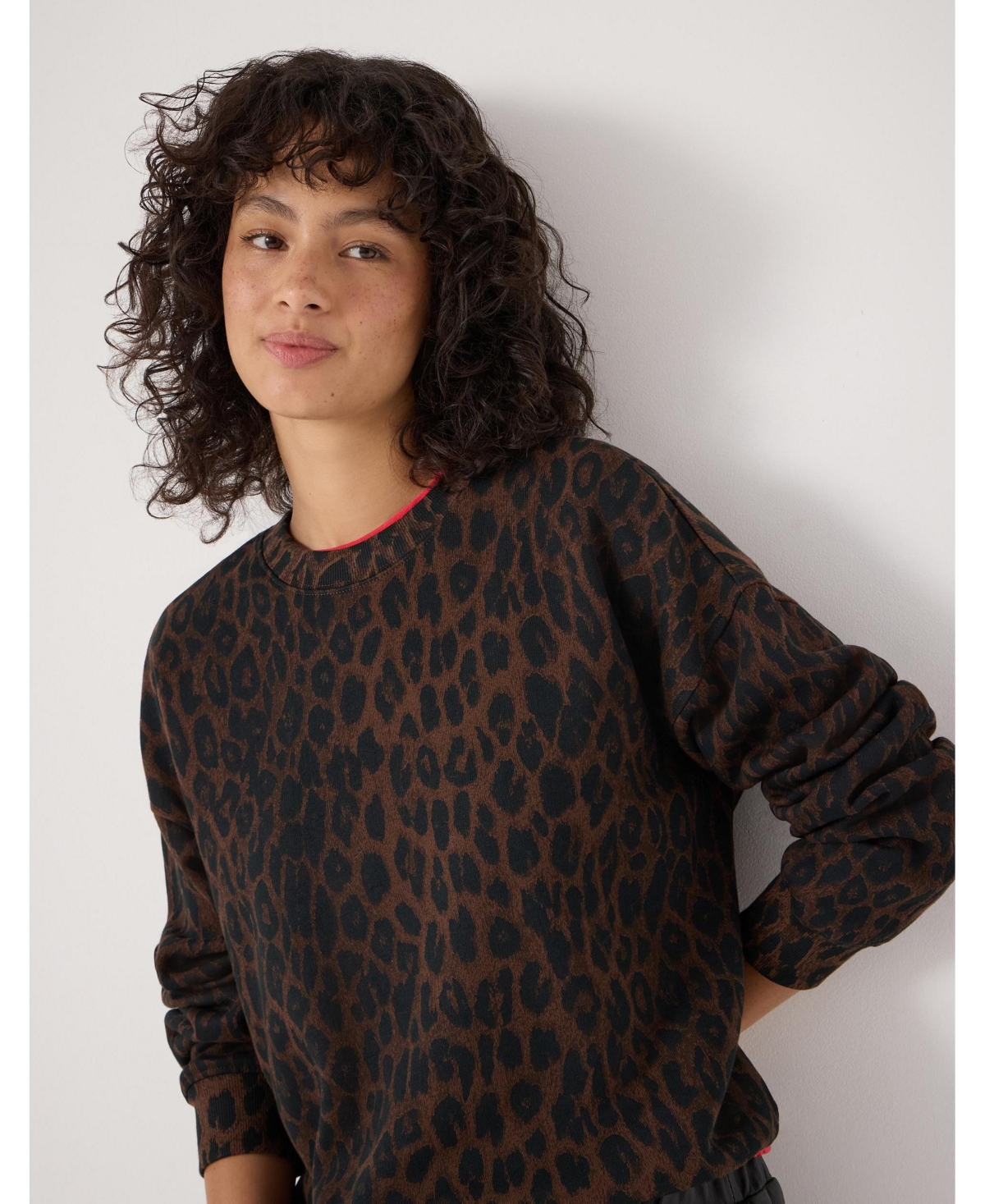 Hush Women's Leopard Print Sweatshirt