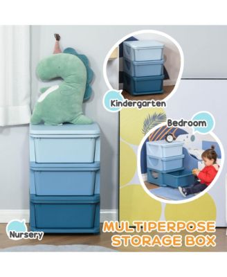 22.25" 3 Tier Kids Storage Unit Dresser Tower,