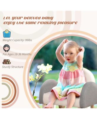 Kids Sofa, Rocking Toddler Sofa Chair, Gift for 18-36 Months,