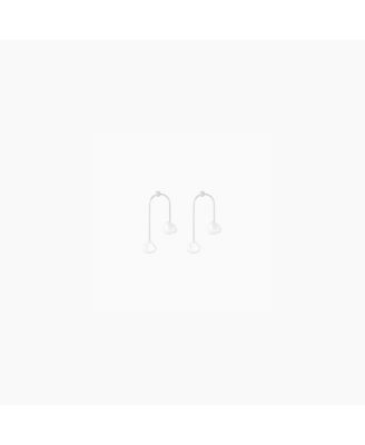 Sterling Silver Mia Cultured Pearl Earrings