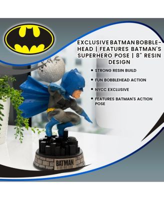 EXCLUSIVE Batman Bobblehead | Features Batman's Superhero Pose | 8" Resin Design