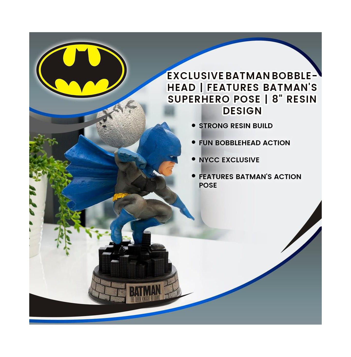 Детские фигурки Forever Collectibles Batman 8" Limited Edition Superhero-Pose Bobblehead, цвет: Assorted Pre-Pack — фото 7