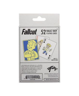 Fallout Vault Boy Playing Cards