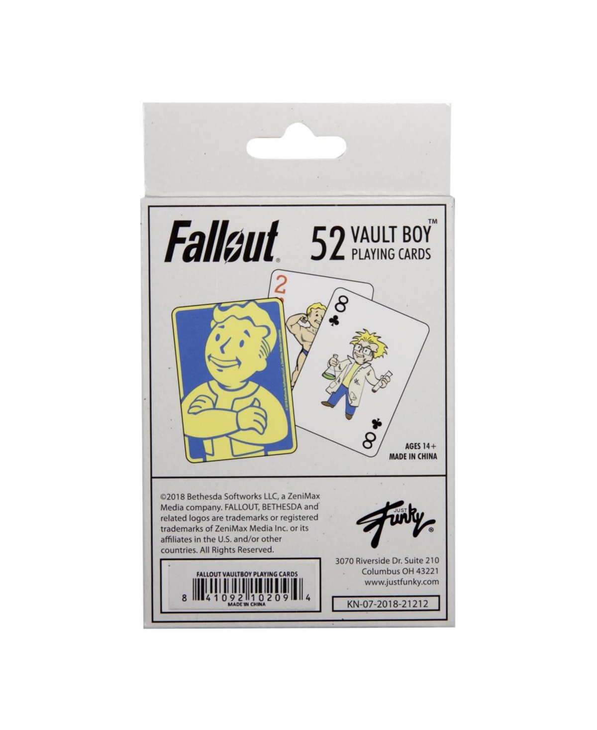 Fallout Vault Boy Playing Cards