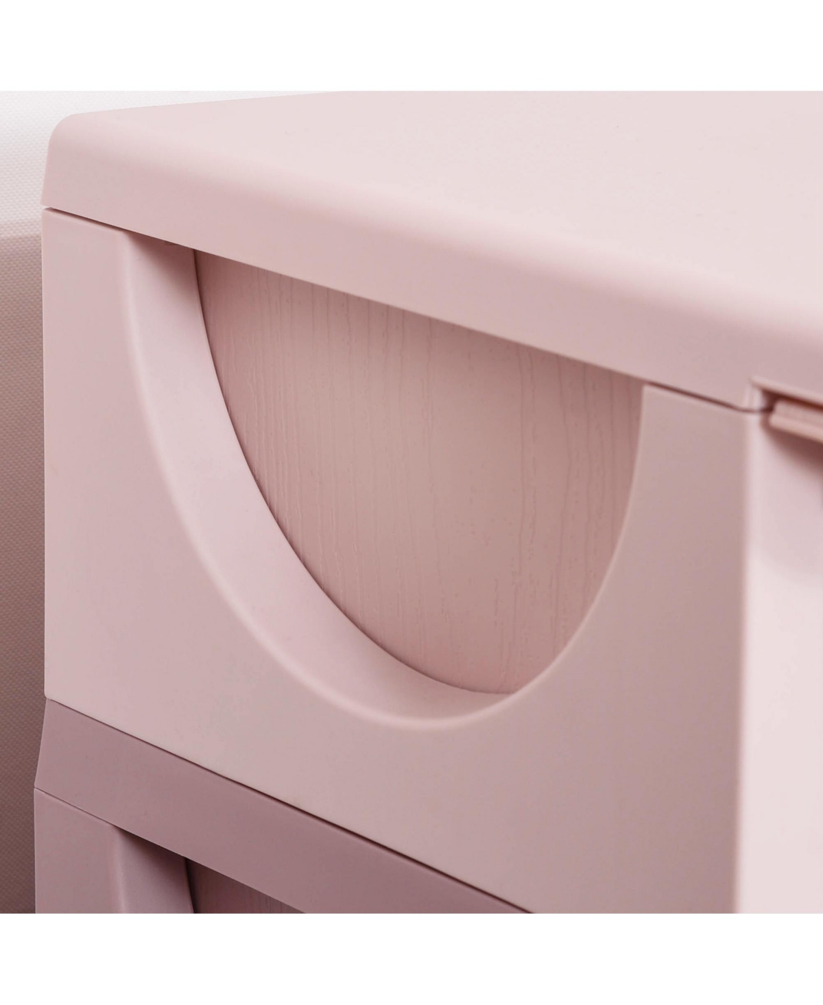 Qaba Kids Storage Container with Drawers for Playroom, Pink