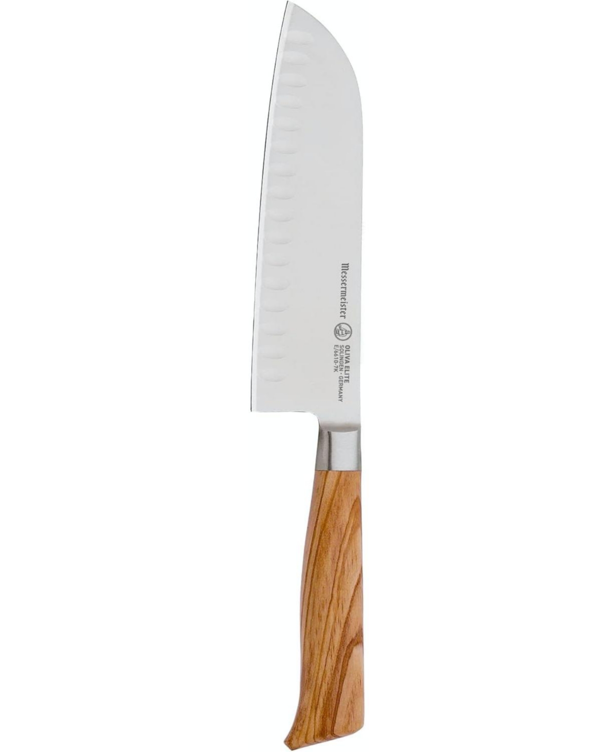 Messermeister Oliva Elite Kullenschliff Santoku Knife / 7"