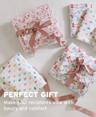 Novelty Printed Flannel 4-Pc. Sheet Set, Full