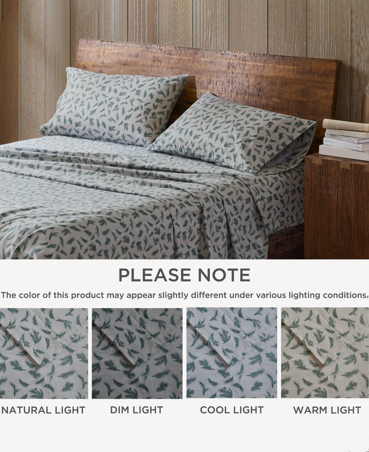 Woolrich Printed Flannel 4-pc. Sheet Set, Queen In Blue
