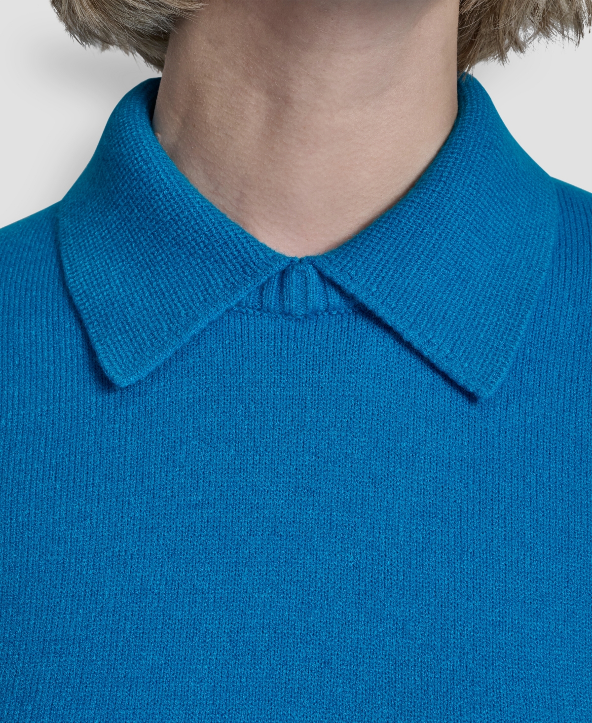 Dkny Women's Short-Sleeve Collared Sweater